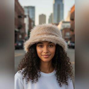 Women's New Luxurious Cozy Faux Fur Hat